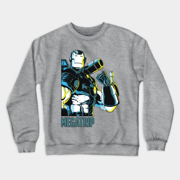 War Machine Crewneck Sweatshirt by Megatrip